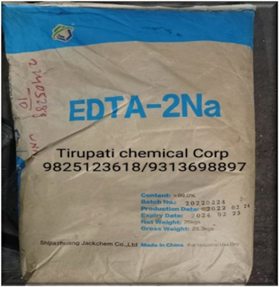 Edta Di Sodium Tetra Acid di, tetra, acid / Ethylenediaminetetraacetic acid disodium salt / 6381-92-6 / 2921